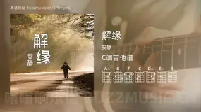 解缘吉他谱C调 安静 简单版
