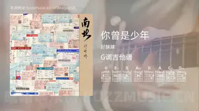 你曾是少年吉他谱G调 好妹妹 简单版