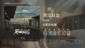哭泣站台吉他谱G调 王小帅 简单版