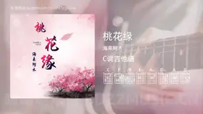 桃花缘吉他谱C调 海来阿木 简单版