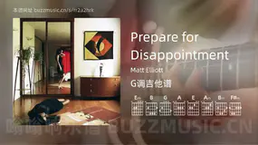 Prepare for Disappointment Matt Elliott 吉他谱G调简单版