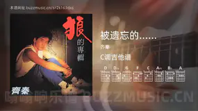 被遗忘的……吉他谱C调 齐秦 简单版