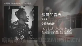 寂静的春天吉他谱G调 夏小虎 简单版