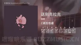 送别克拉克 柳爽 吉他谱C调简单版
