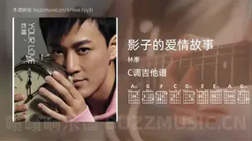 影子的爱情故事 林峯 吉他谱C调简单版