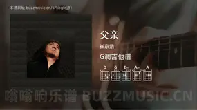 父亲 崔京浩 吉他谱G调简单版