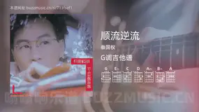 顺流逆流 蔡国权 吉他谱G调简单版