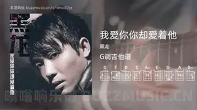 我爱你你却爱着他 黑龙 吉他谱G调简单版