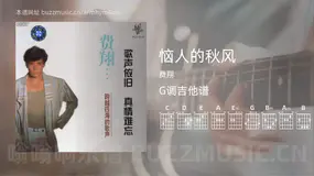 恼人的秋风 费翔 吉他谱G调简单版