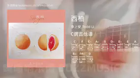 西柚 李上安,Todd Li 吉他谱C调简单版