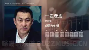 一壶老酒 陆树铭 吉他谱G调简单版