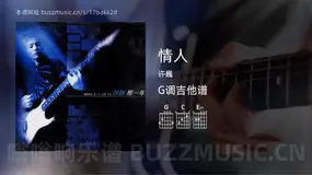 情人吉他谱G调 许巍 简单版