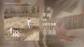 不说 李晋 吉他谱G调简单版