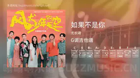 如果不是你 尤长靖 吉他谱G调简单版