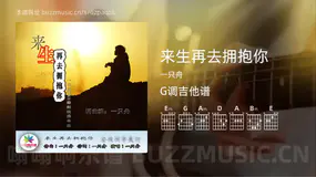 来生再去拥抱你吉他谱G调 一只舟 简单版