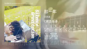 那一年 汪苏泷 吉他谱C调简单版