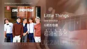Little Things One Direction 吉他谱G调简单版