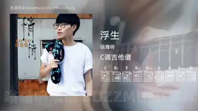 浮生吉他谱C调 徐海俏 简单版