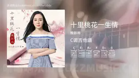 十里桃花一生情吉他谱C调 魏新雨 简单版