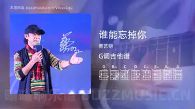 谁能忘掉你 黄艺明 吉他谱G调简单版