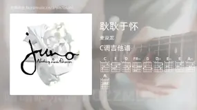 耿耿于怀 麦浚龙 吉他谱C调简单版