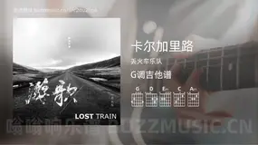 卡尔加里路 丢火车乐队 吉他谱G调简单版