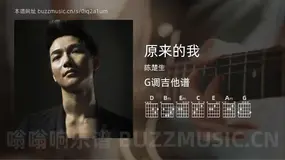 原来的我 陈楚生 吉他谱G调简单版