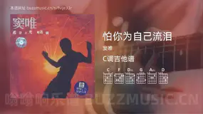 怕你为自己流泪 窦唯 吉他谱C调简单版