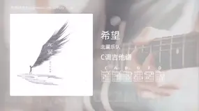希望 北翼乐队 吉他谱C调简单版