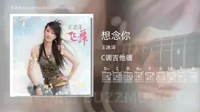 想念你 王冰洋 吉他谱C调简单版