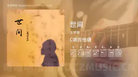 世间 王宇良 吉他谱C调简单版