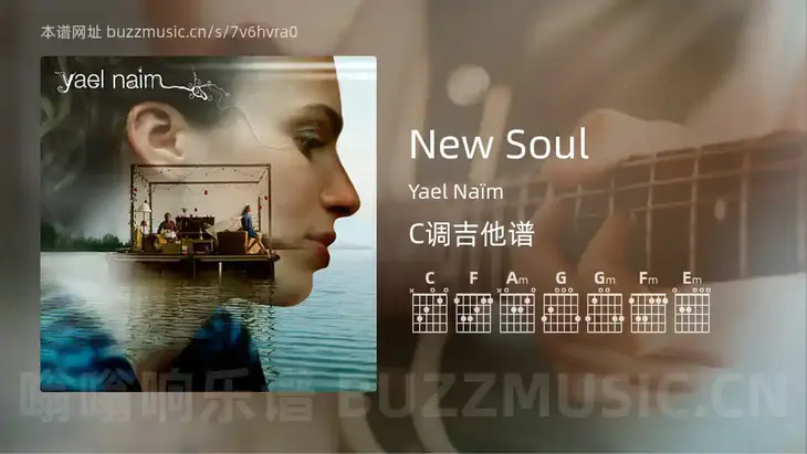 New Soul Yael Naïm 吉他谱C调简单版