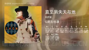 直至消失天与地 郑伊健 吉他谱G调简单版
