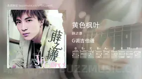 黄色枫叶 薛之谦 吉他谱G调简单版