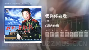 老兵你要走 小曾 吉他谱C调简单版