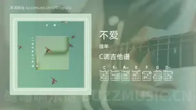 不爱 璟年 吉他谱C调简单版