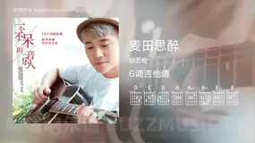 麦田思醉 徐艺伦 吉他谱G调简单版