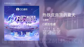 热铁皮房顶的夏天 王赫野 吉他谱C调简单版