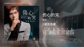 伤心的哭吉他谱C调 郭力 简单版