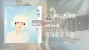 人生何处不相逢吉他谱G调 陈慧娴 简单版