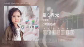 童心向党 徐金慧 吉他谱C调简单版