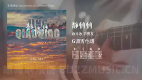 静悄悄吉他谱G调 曲肖冰,前男友 简单版