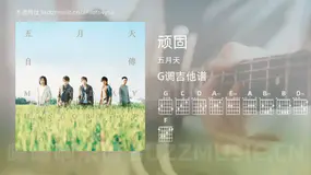 顽固 五月天 吉他谱G调简单版