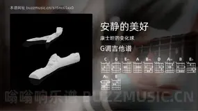 安静的美好吉他谱G调 康士坦的变化球 简单版