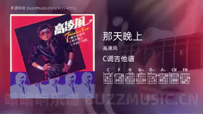 那天晚上 高凌风 吉他谱C调简单版
