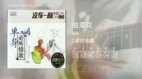 油菜花 成龙 吉他谱C调简单版