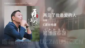 再见了我最爱的人 祁隆 吉他谱C调简单版