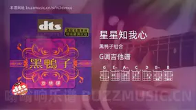 星星知我心 黑鸭子组合 吉他谱G调简单版