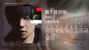 握不住的他 林俊杰 吉他谱C调简单版