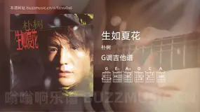 生如夏花吉他谱G调 朴树 简单版